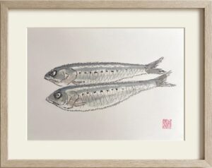 額装する（作品だけ）
